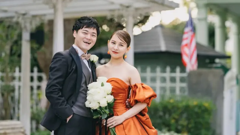 北野異人館街で結婚式