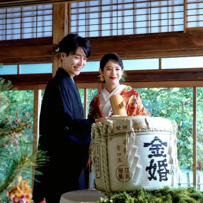 桃林荘の会場、事例