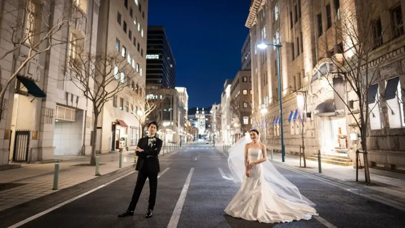 旧居留地で結婚式
