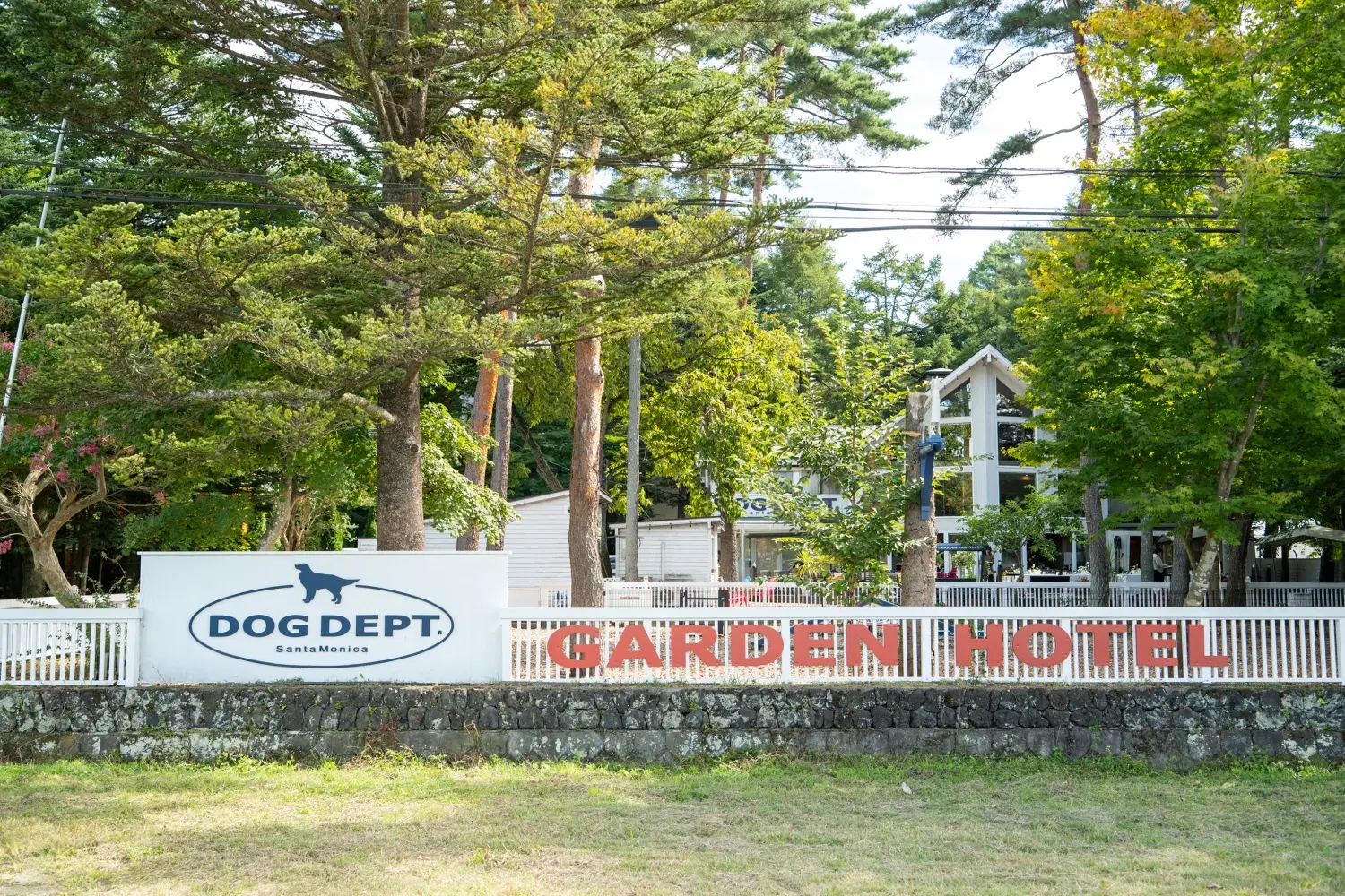 DOG DEPT GARDEN 軽井沢店で結婚式