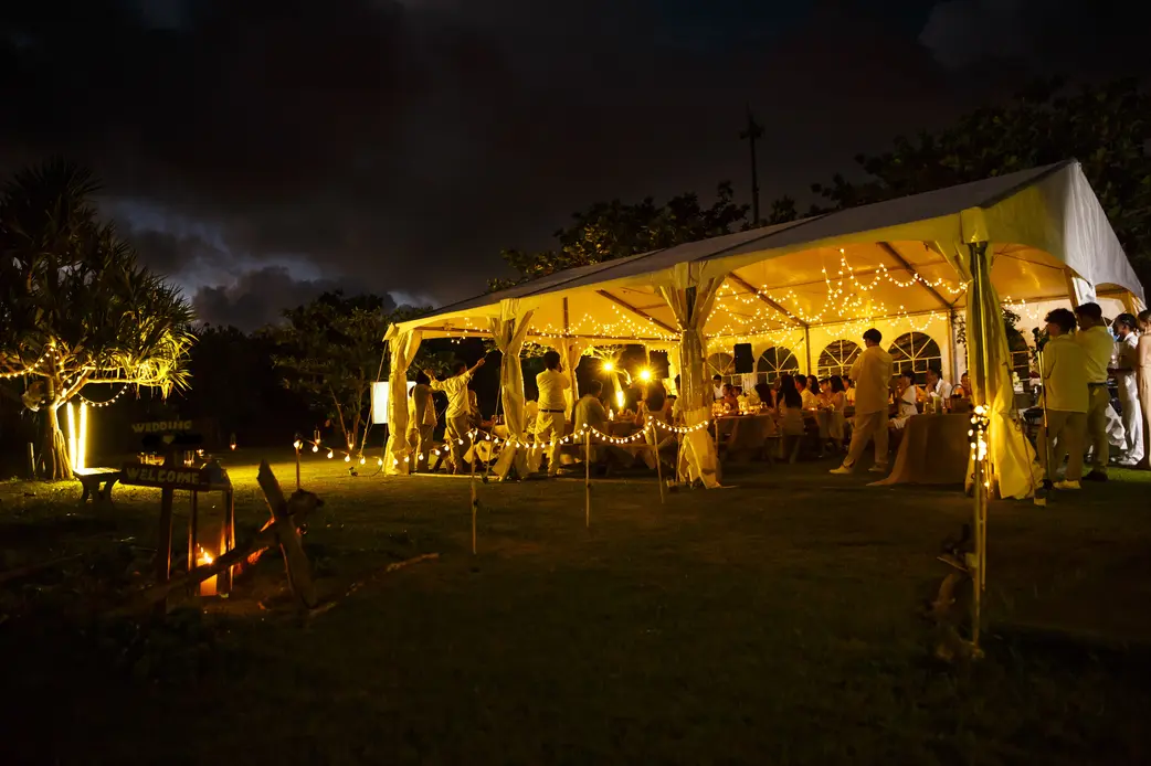 渡具知ビーチの結婚式アイディア