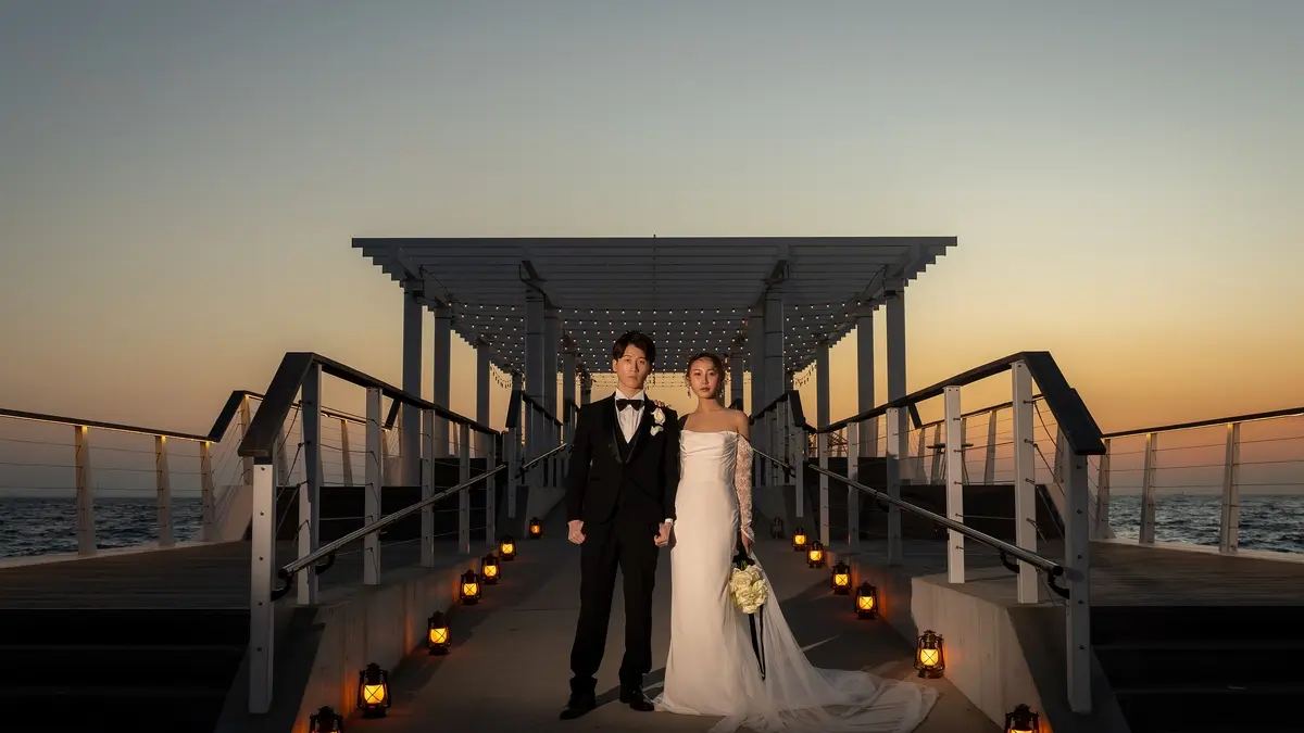 サンセットビーチパークウェディングで結婚式