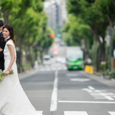 北野異人館街で結婚式