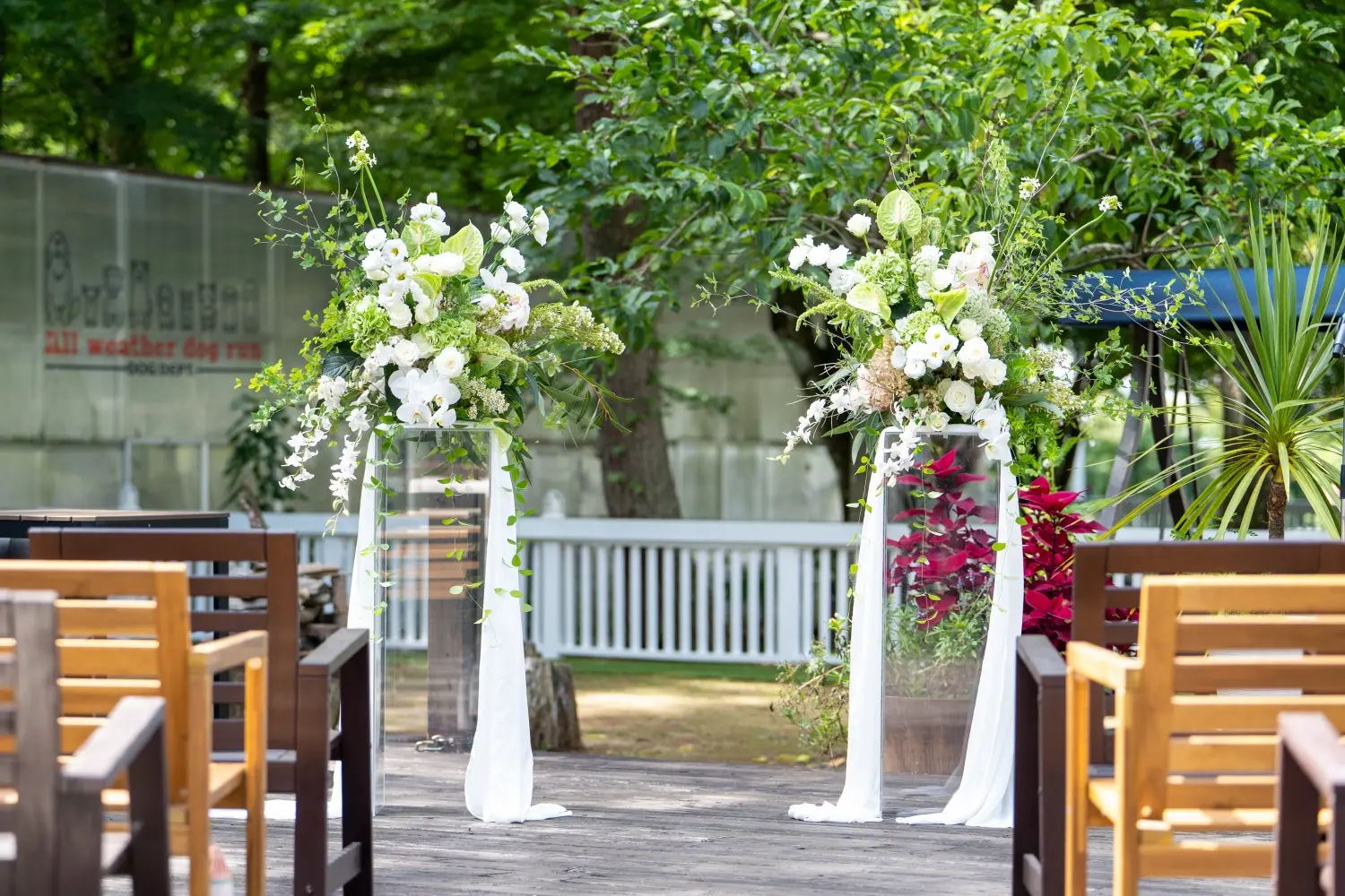 DOG DEPT GARDEN 軽井沢店で結婚式