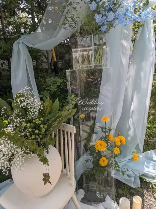 Au depart Cinq fersの結婚式アイディア