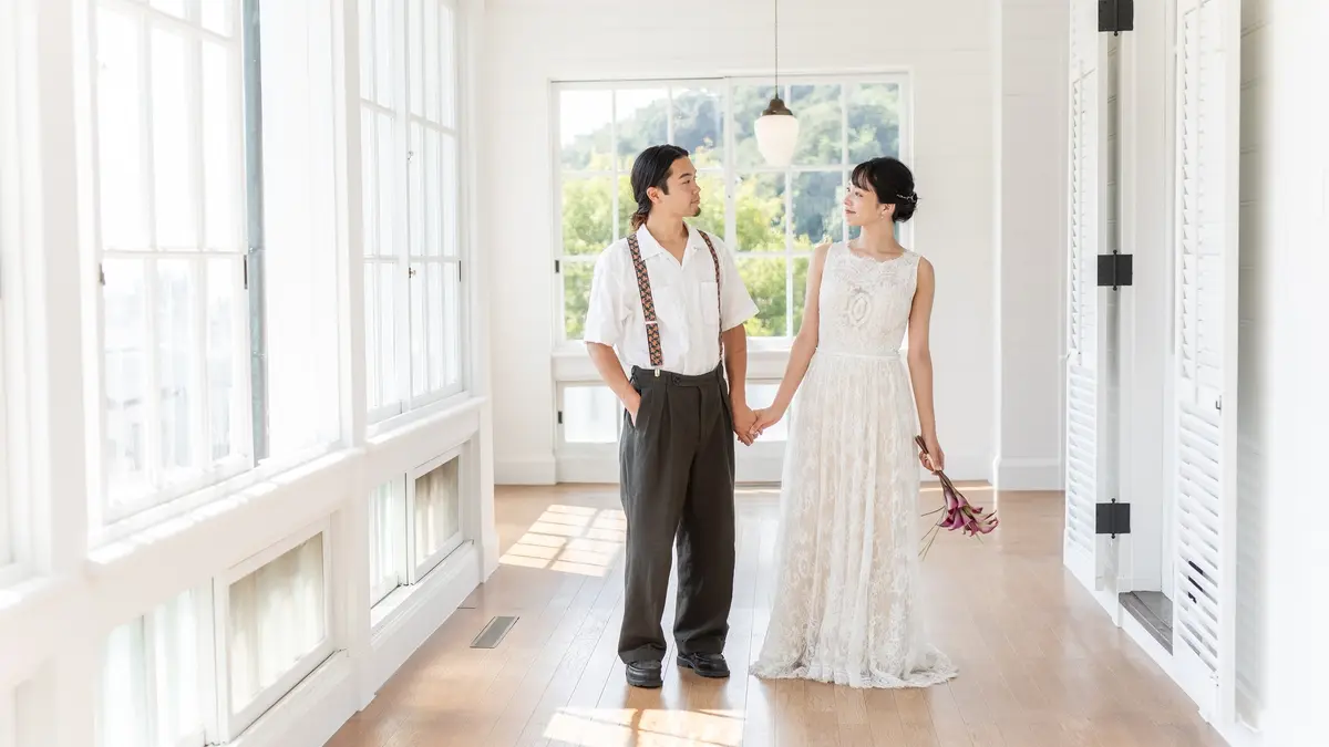 旧東伏見宮葉山別邸で結婚式