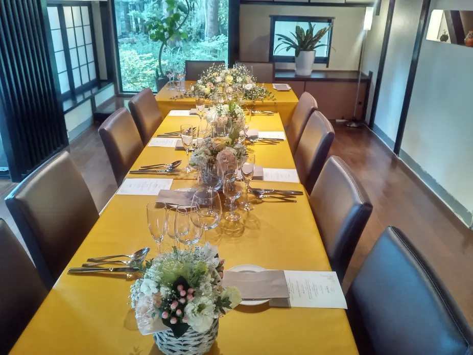 Au depart Cinq fersの結婚式アイディア