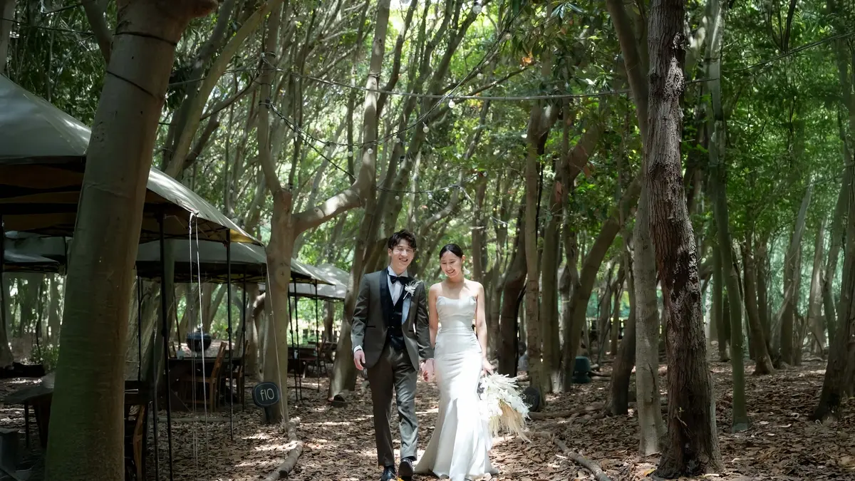 サンセットビーチパークウェディングで結婚式