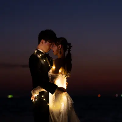 サンセットビーチパークウェディングの会場、事例