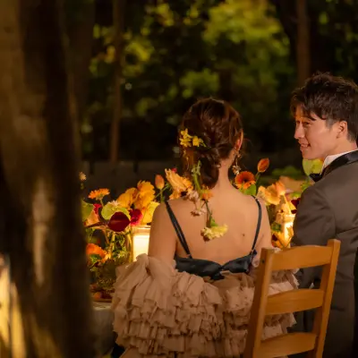 サンセットビーチパークウェディングの会場、事例