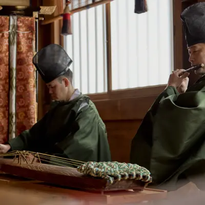 桃林荘の会場、事例