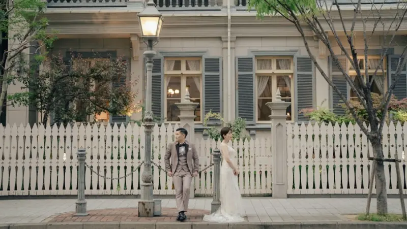 旧居留地で結婚式