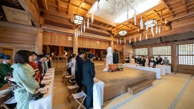 戸隠神社宿坊 御宿 諏訪の写真 9（撮影: Producer’s Wedding　熊谷麻里子）